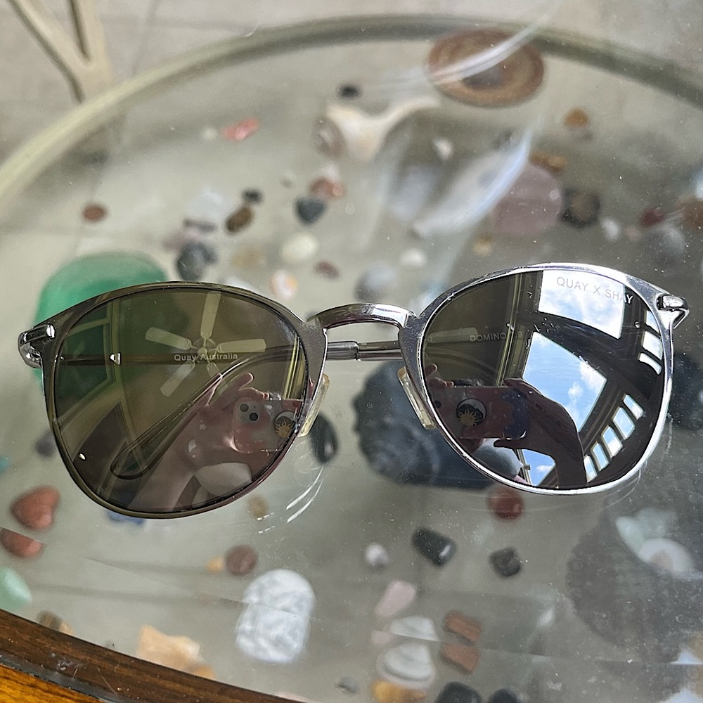 Quay Silver Sunglasses